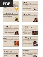 Black Slang Phrases Explained | PDF