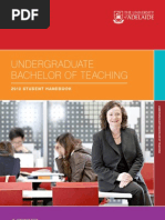 Download Undergraduate Teaching 2012 Handbook by Faculty of the Professions SN79274617 doc pdf