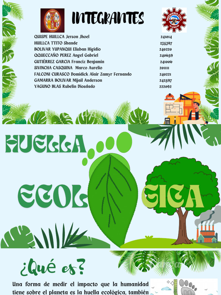 Huella Ecológica | PDF | Sustentabilidad | Residuos
