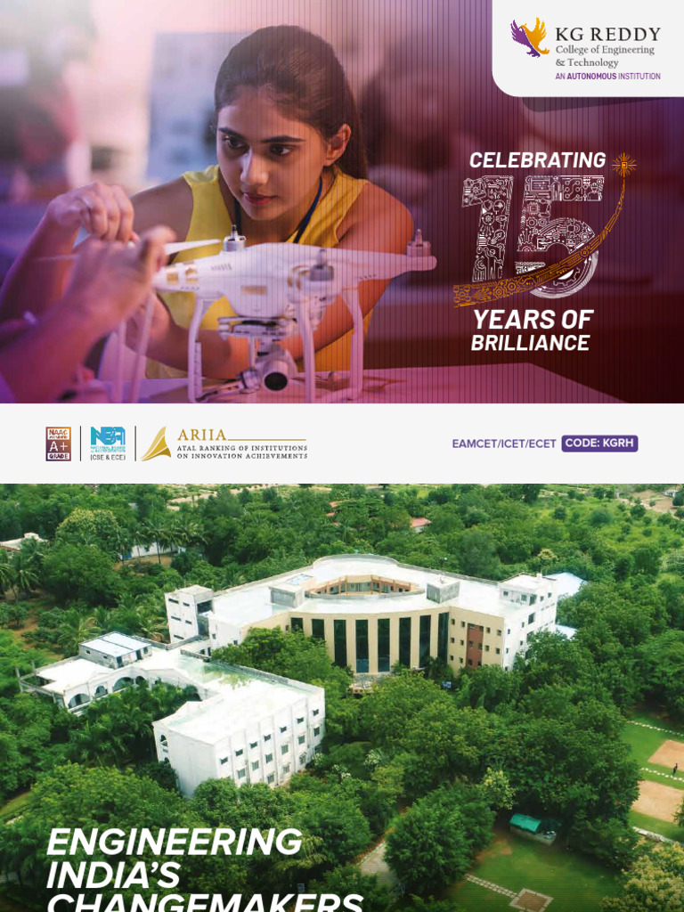 KG Reddy Engineeirng College Brochure 2023 24 1 | PDF ...