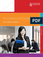 Postgraduate Business School 2012 Handbook