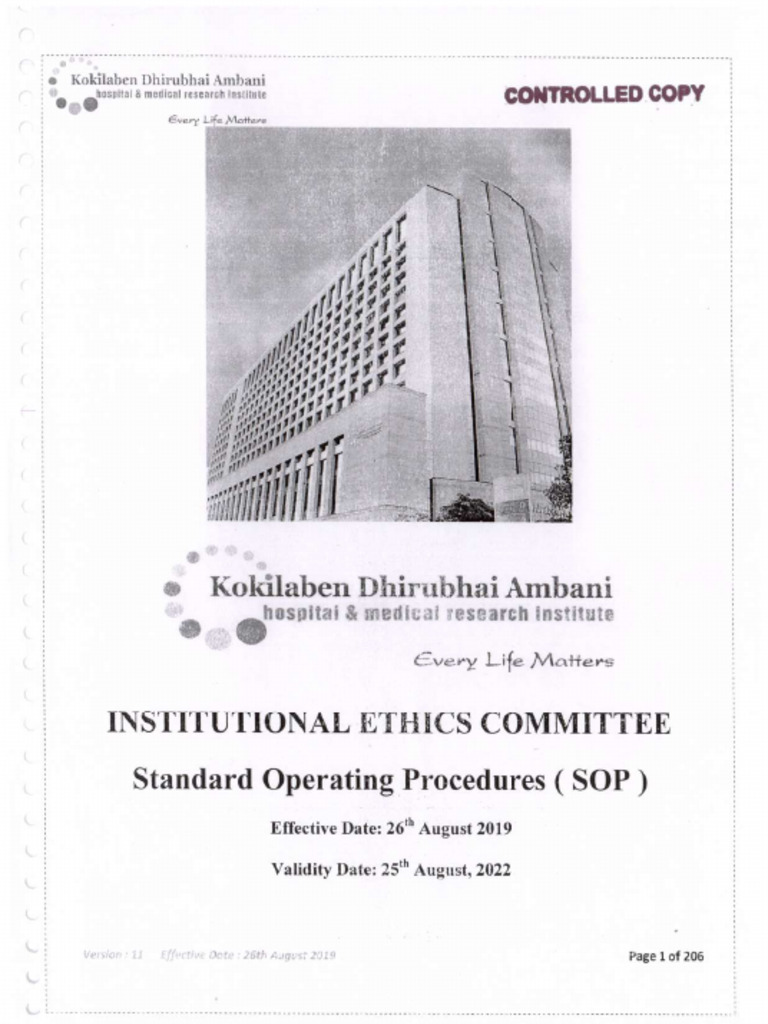 IEC SOP Ver 11 Controlled | PDF