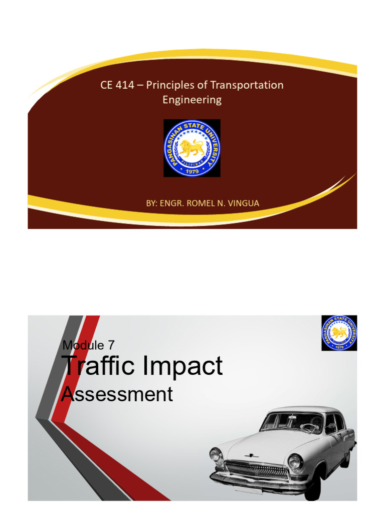 Traffic Impact Assessment Guide | PDF | Traffic | Simulation