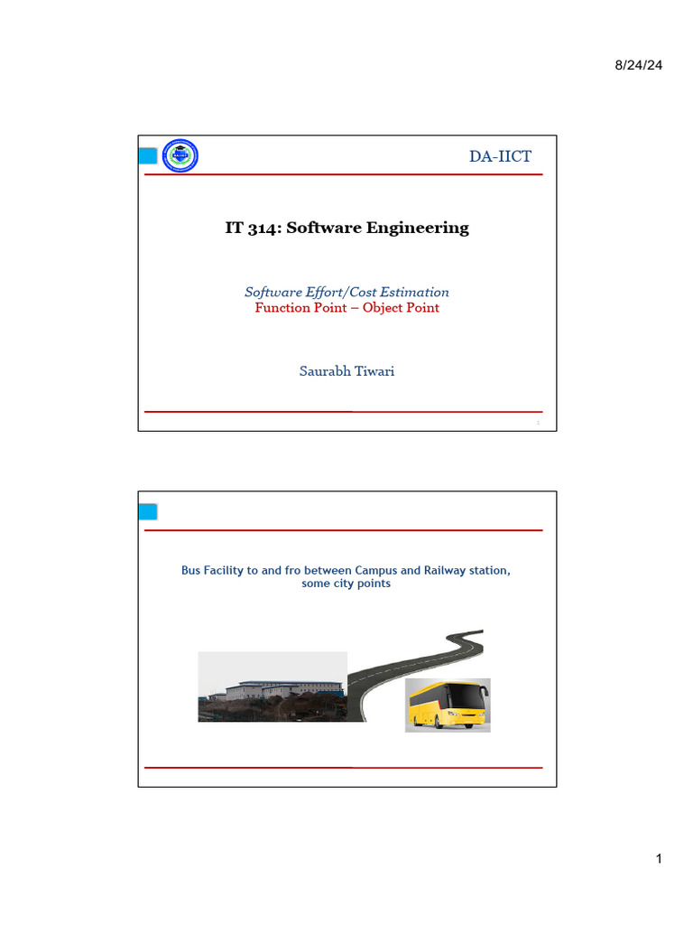Cost Estimation | PDF | Software | Computing