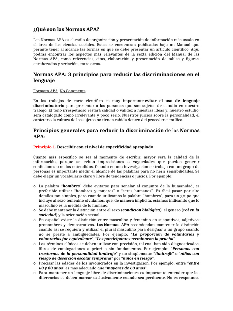 02 Normas APA 2017 | PDF | Homosexualidad | Raza (categorización humana)