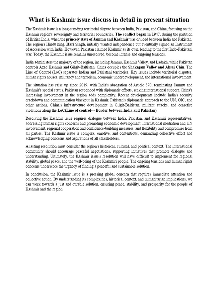 what-is-kashmir-issue-discuss-in-detail-in-present-situation-pdf