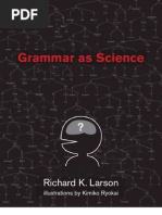 Download Grammar as Science Larson LIN2310 by Stephane Gagn SN79275448 doc pdf