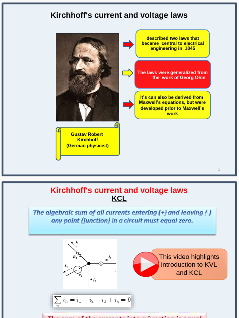 Kcl And Kvl Pdf Voltage Electronic Circuits