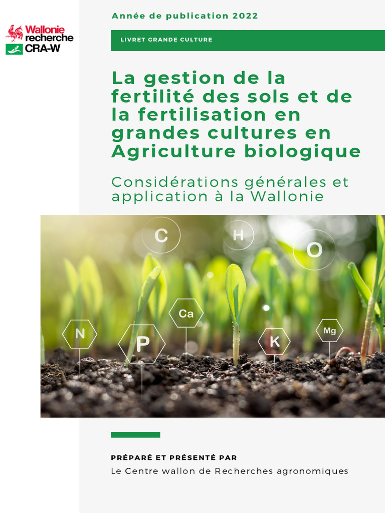 Gestion de la fertilité en agriculture bio | PDF | Rotation culturale ...