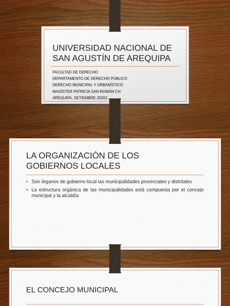 La Organización de Los Gobiernos Locales | PDF | Gobierno local | Alcalde