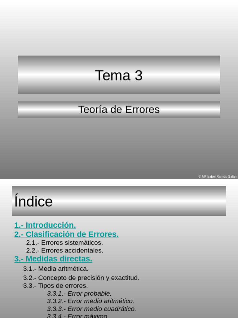 Teoría de Errores en Topografía | PDF | Medición | Error de observación