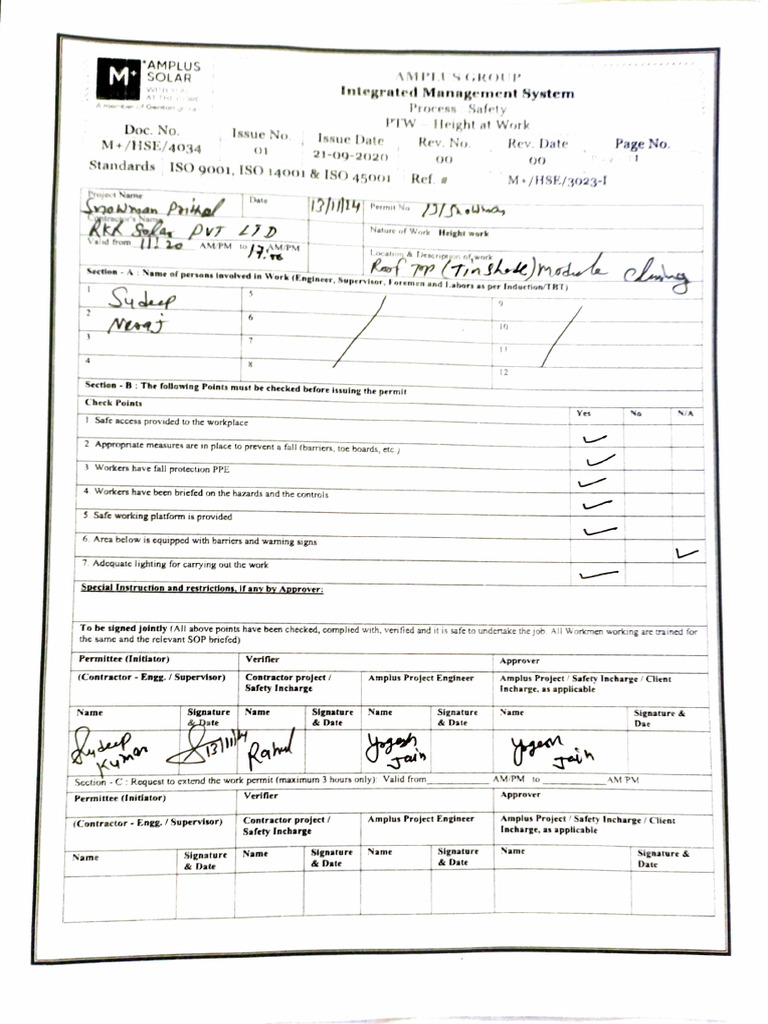 Close Permit Snowman 13 Nov 2024 | PDF | Business | Safety