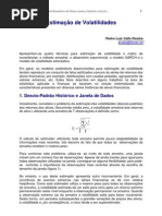 1 - Estimação de Volatilidades