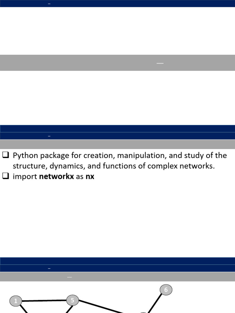 Social Network Analytics Session 2 Guide | PDF | Vertex (Graph Theory ...