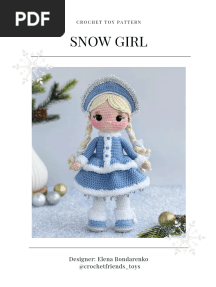 CrochetFriends Snow Girl (Elena Bondarenko) Ing