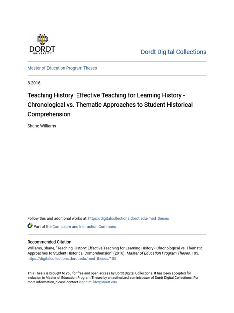Teaching History Effective Teaching For Learning History Chron