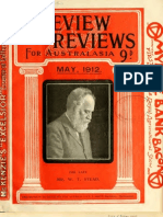 The Review of Reviews (For Australasia), May 1912