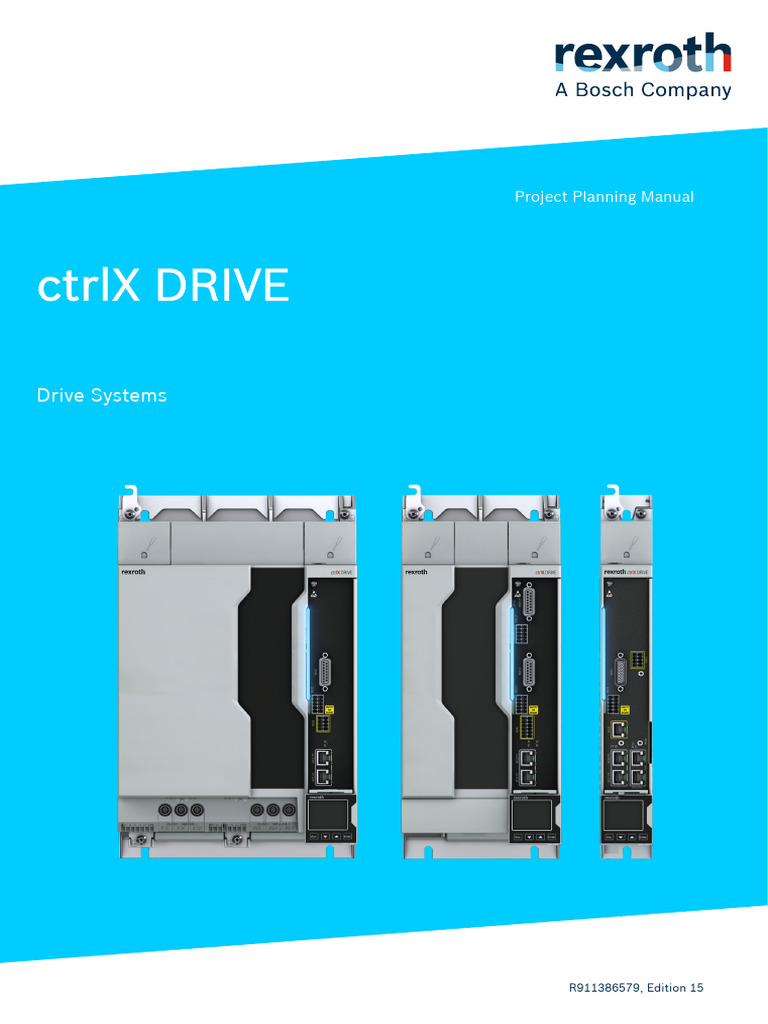 ctrlX DRIVE Project Planning Manual | PDF | Power Inverter | Electrical ...