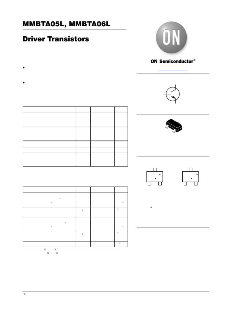 NPN Silicon Driver Transistors Data Sheet | PDF | Bipolar Junction ...