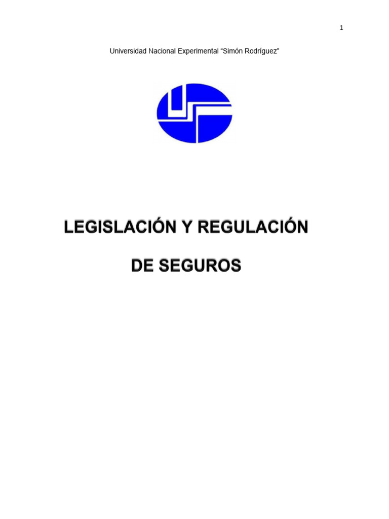 Legislación De Seguros En Venezuela Pdf Seguro Póliza De Seguros