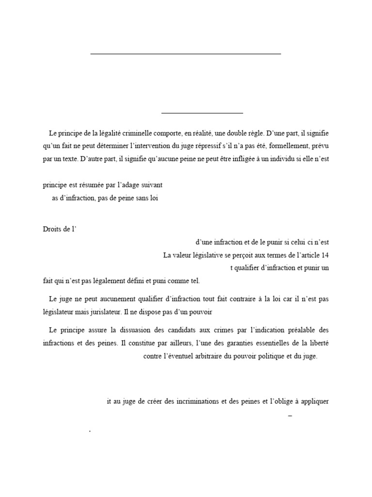 Légalité criminelle et sanctions au Burkina Faso | PDF | Crimes | Crime ...