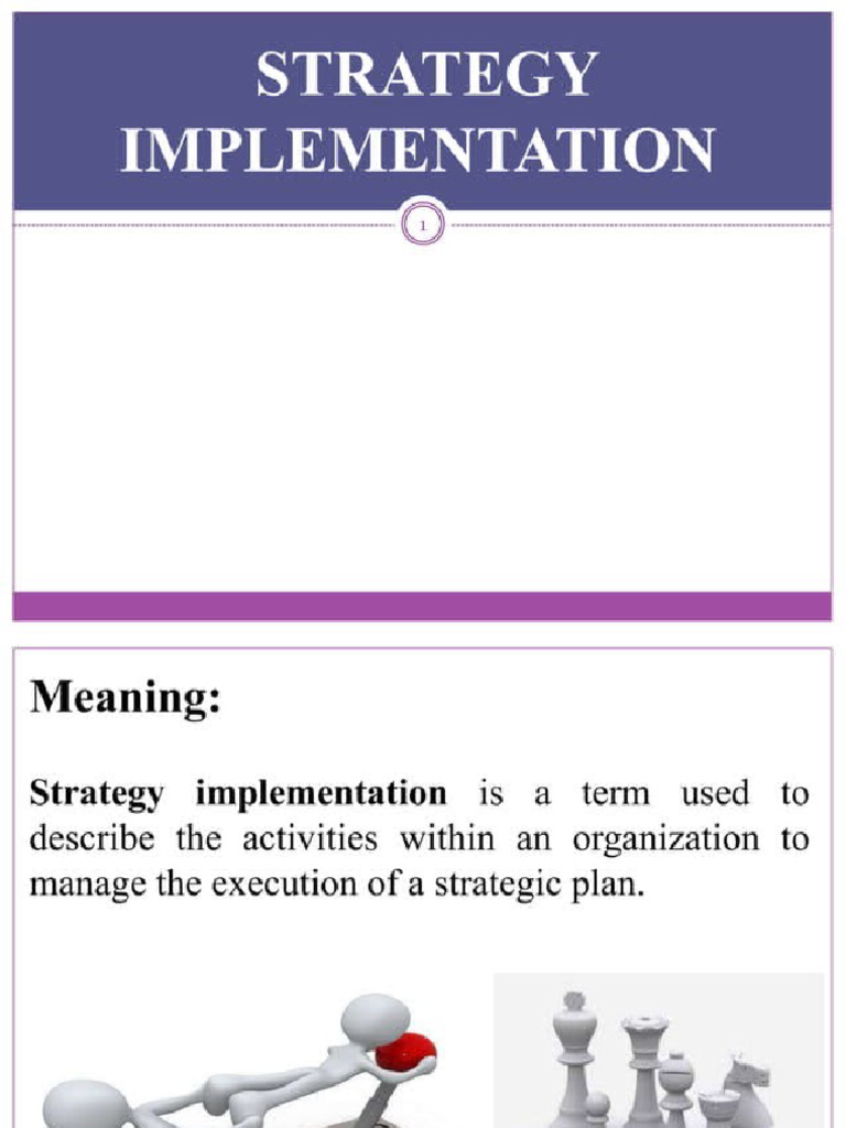Strategyimplementationevaluation Module 4 Pdf