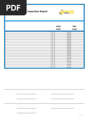 2. Motor Vehicle Inspection Checklist
