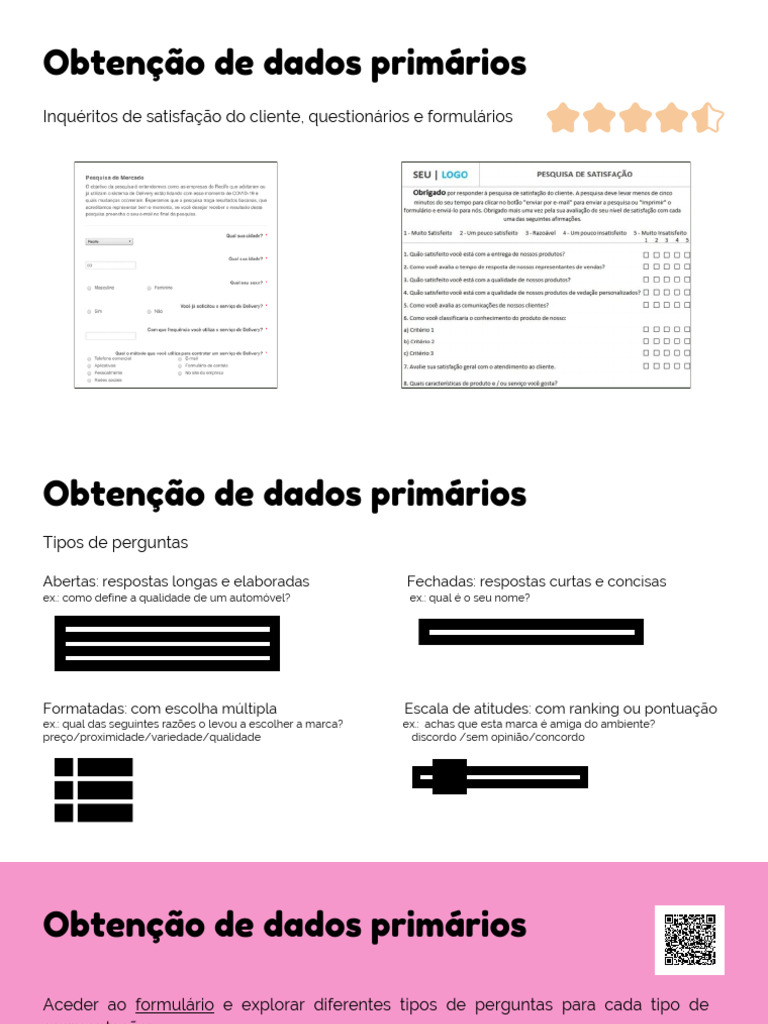 Tipos de Perguntas em Inquéritos de Satisfação | PDF