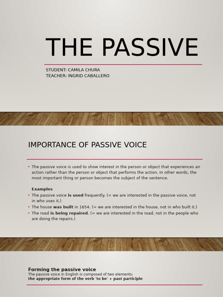 Understanding Passive Voice Usage | PDF | Language Arts & Discipline