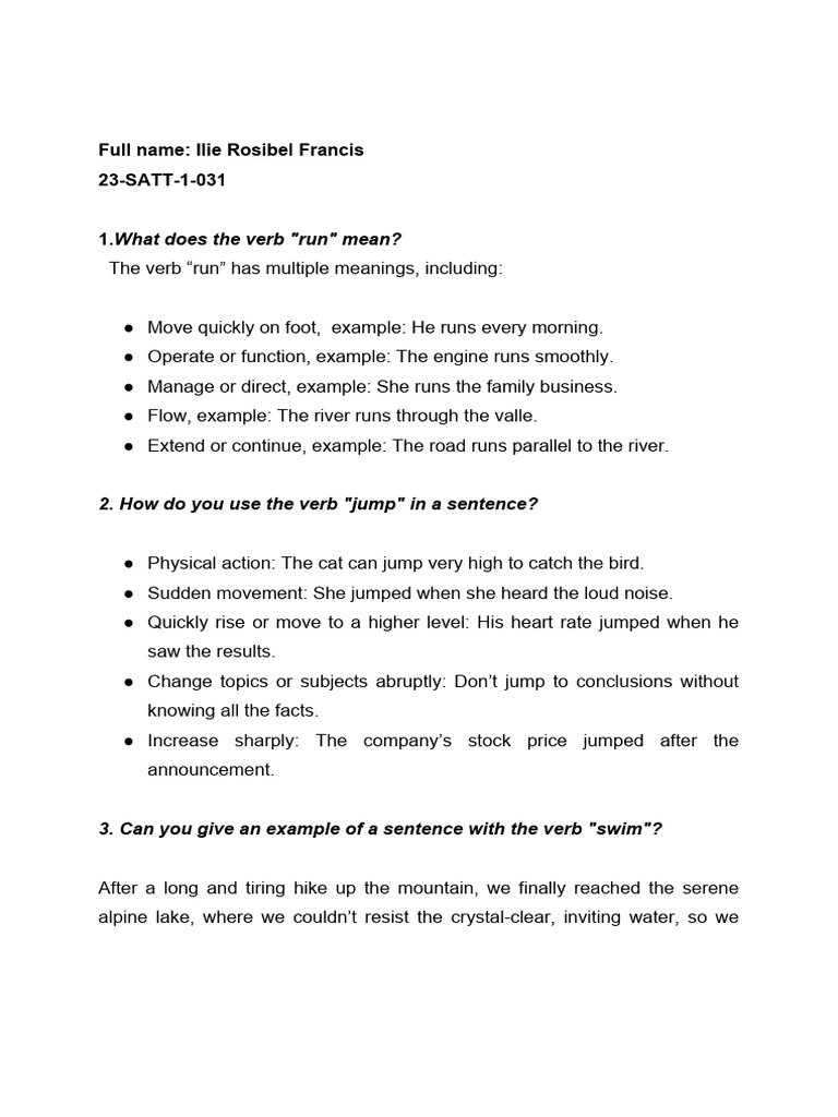 Homework English Pdf Pdf Grammatical Tense Verb