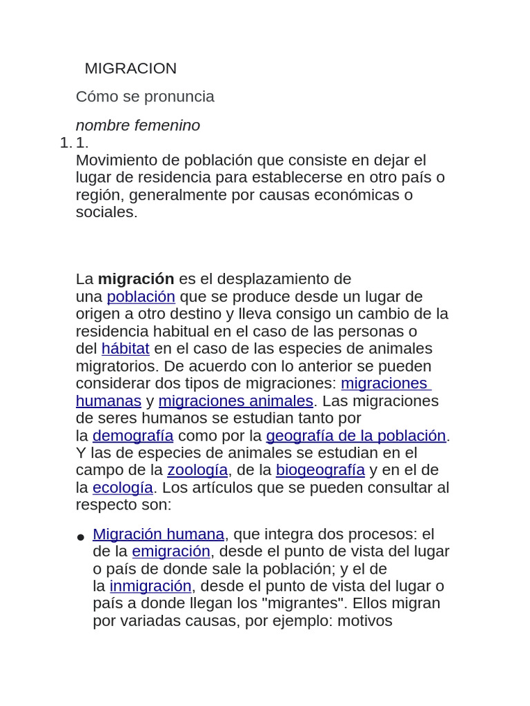 Historia y Causas de la Migración | PDF | Migración humana