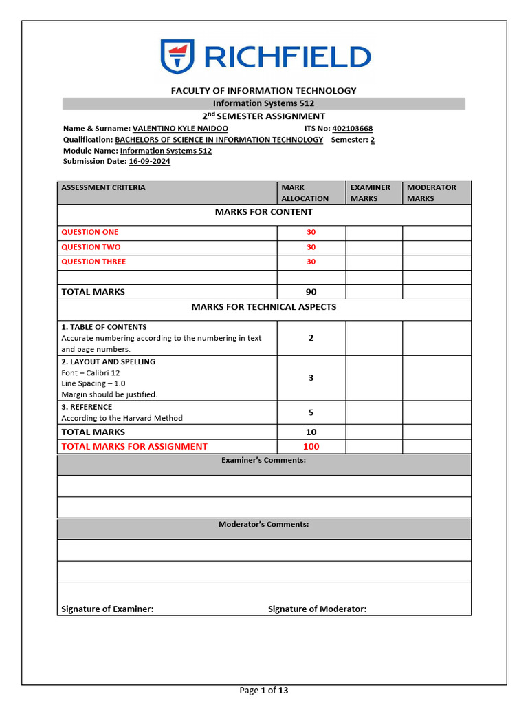 2024S2IS512AD Assignment | PDF | Security | Computer Security