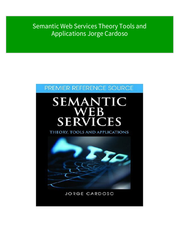 Immediate download Semantic Web Services Theory Tools and Applications