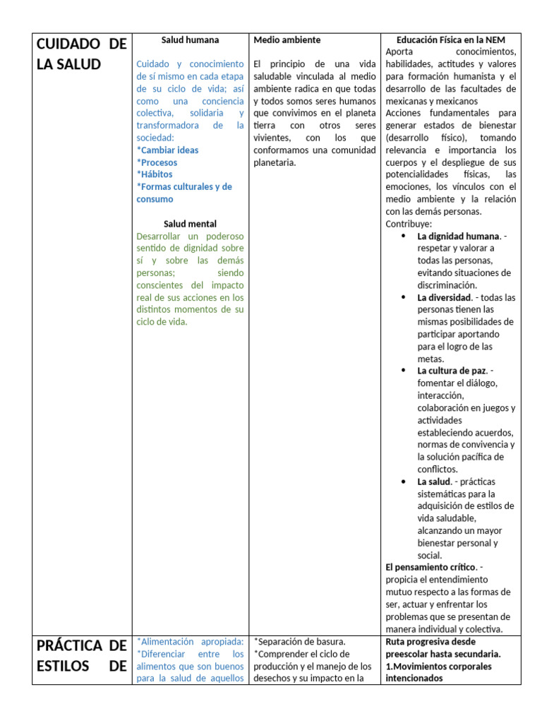 Mapa Conceptual Cuidado de La Salud | PDF | Alimentos | Vida