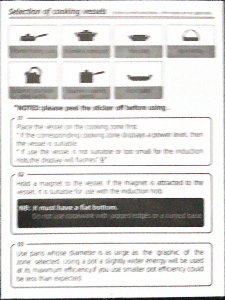 Hob Instructions | PDF
