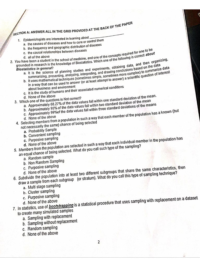 DME TEST 1 2024 | PDF