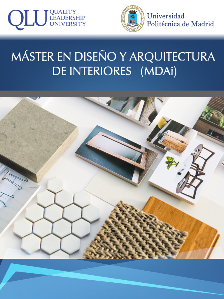 Master en Diseño y Arquitectura de Interiores Brochure | PDF | Diseño ...