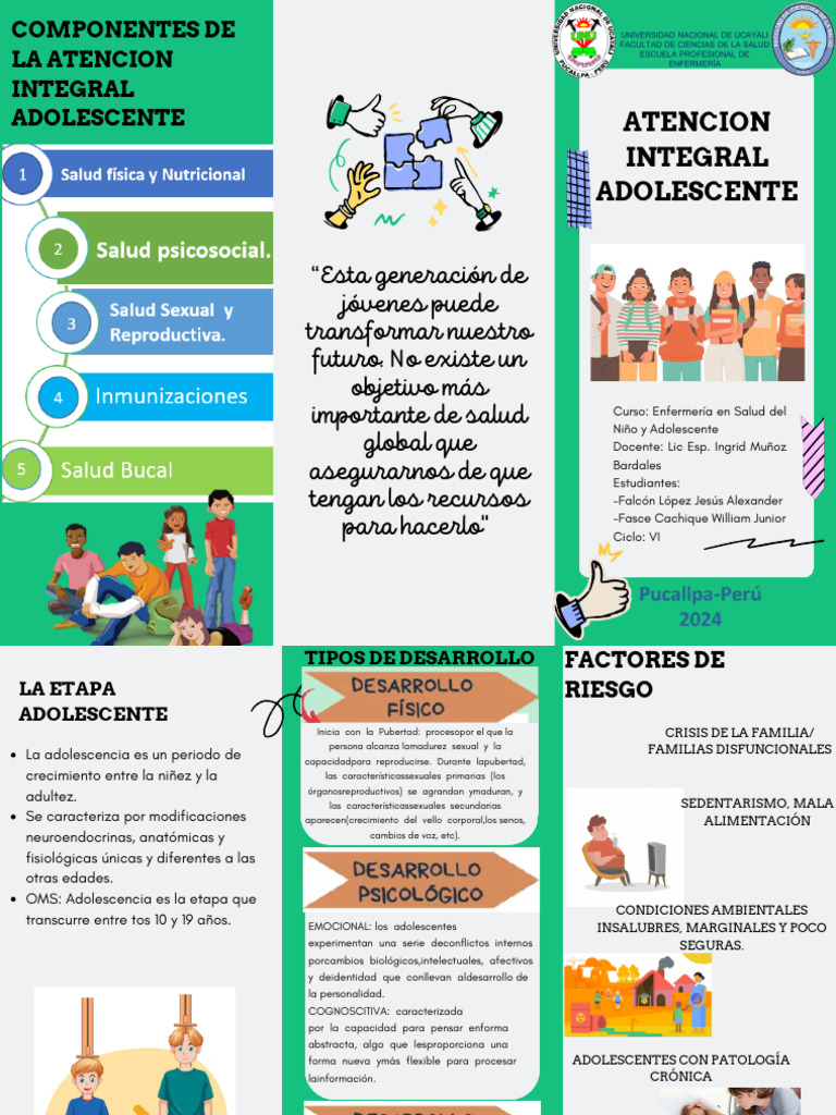 Atención Integral al Adolescente | PDF | Adolescencia | Adultos
