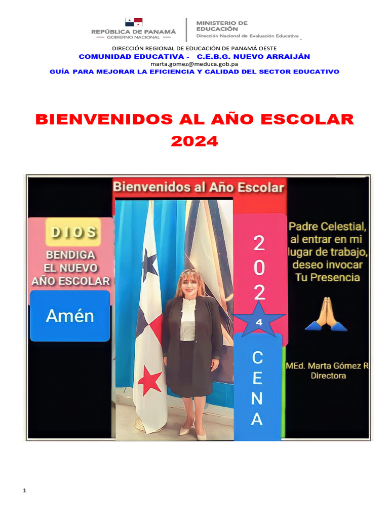 Guía Educativa Meduca 2024 | PDF | Aprendizaje | Plan de estudios