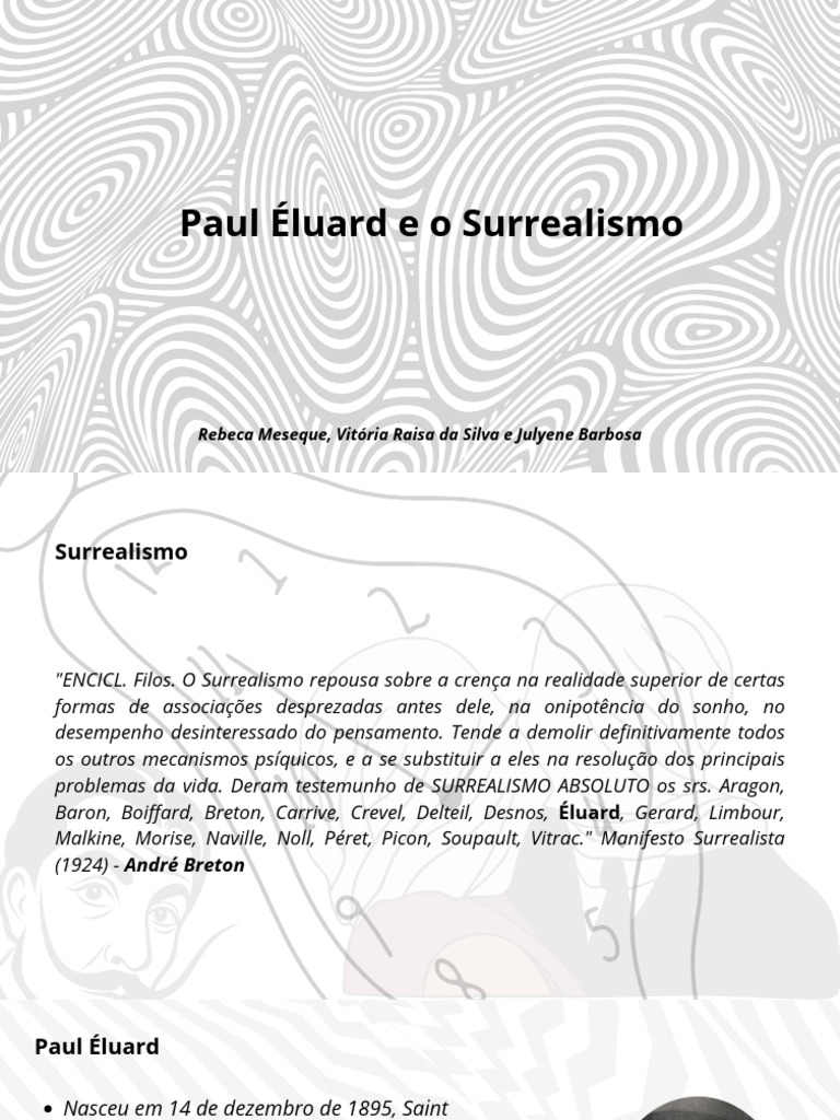 Automatismo Psíquico no Surrealismo | PDF | Surrealismo