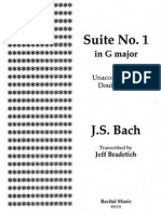 Bach - Suite No.1 - Contrabaixo (Ed. Bradetich