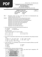 Download Soal Biologi Kelas XI by Dian Kartikasari SN79284373 doc pdf