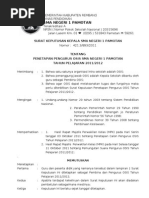 Download SK PENGURUS OSIS SMA PAMOTAN TH 20112012 by Suhadi Rembang SN79285039 doc pdf