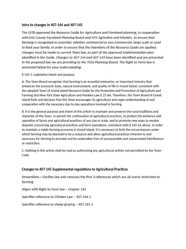 Intro To Changes Pdf Livestock Agriculture