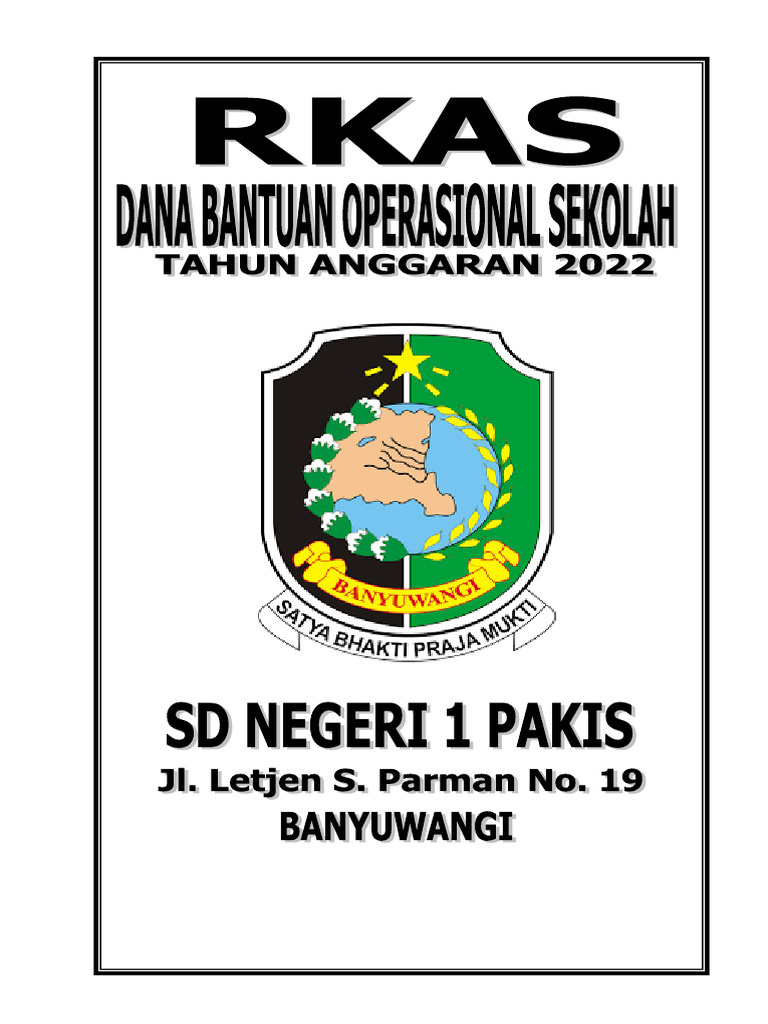 RKAS SD Negeri 1 Pakis 2022 | PDF | Perjalanan