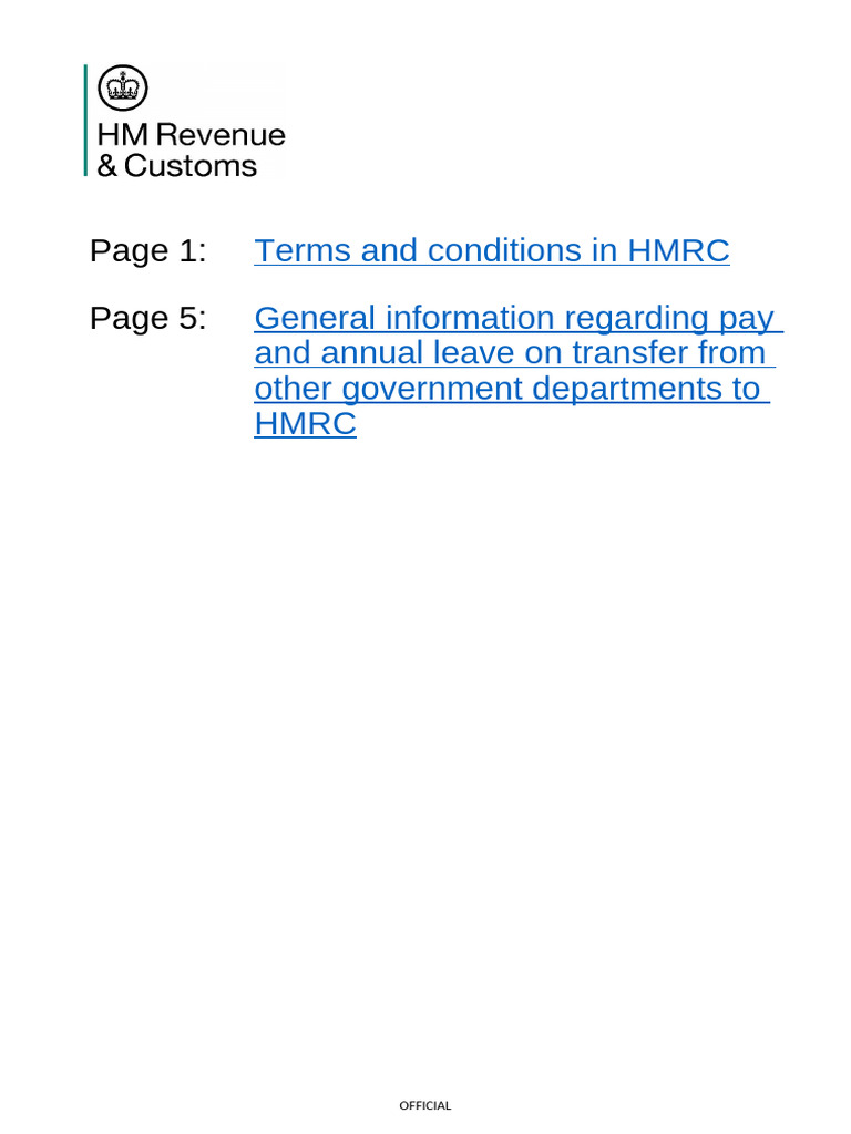 HMRC Grade 7 Salary and Conditions | PDF | Employment | Business