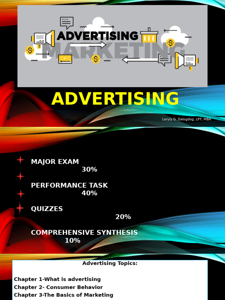 Advertising Chapter 1 | PDF | Advertising | Brand