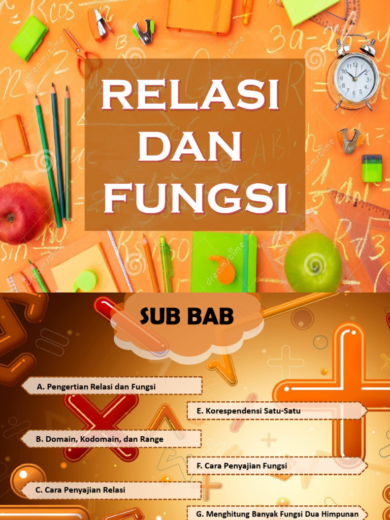 Materi Relasi Dan Fungsi | PDF