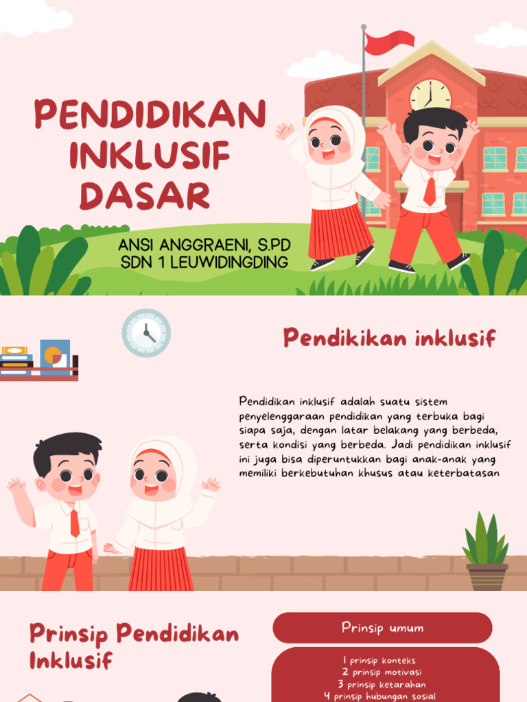 Prinsip Pendidikan Inklusif yang Efektif | PDF | Karier & Perkembangan