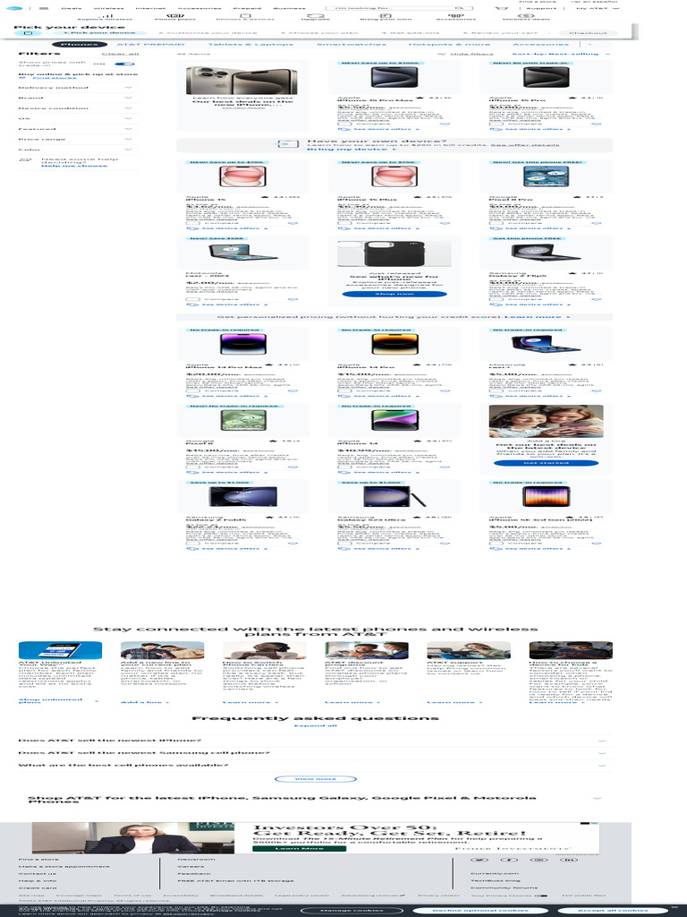 AT&T Phone Deals and Promotions | PDF | At&T Mobility | I Phone